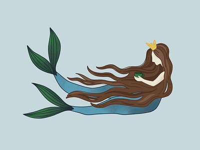 Siren coffee illustration mermaid procreate siren starbucks