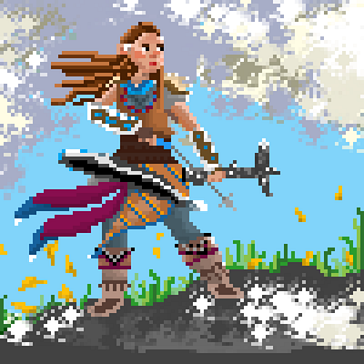 Aloy pixelart