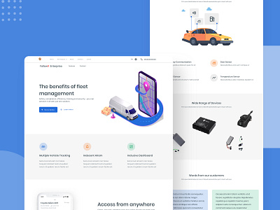 FollowR Enterprise - Vehicle Tracking Solution bangla map bangladesh branding design dingi flat illustraion landing page design landingpage location minimal startup ui user experience user interface user interface design userinterface ux vehicle tracking web