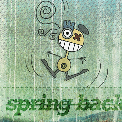 Spring back! art artwork back concept digital graffiti ilustration pop post pandemic spring visual