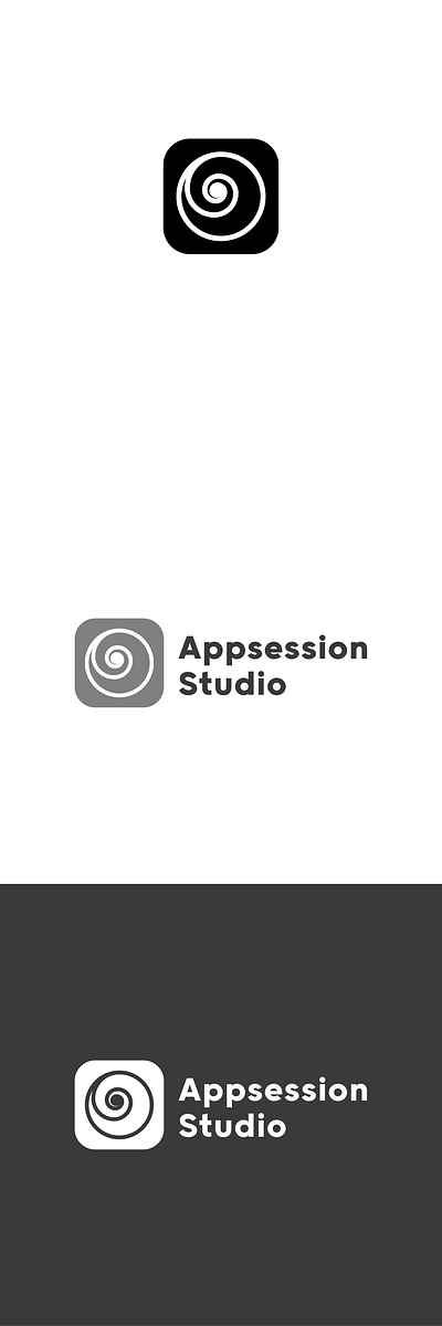 Appsession app branding design icon logo minimal vector