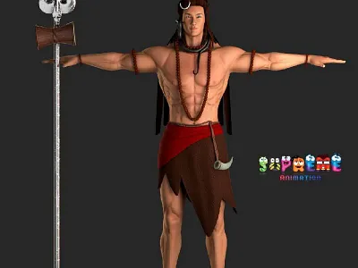 Lord Shiva 3D Model 3d moidel lord shiva