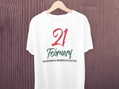 21 february branding design t shirt design typography