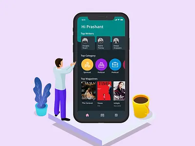 Magazine App design editorial ios app magazine magazine ad mobile app reading story ui ux