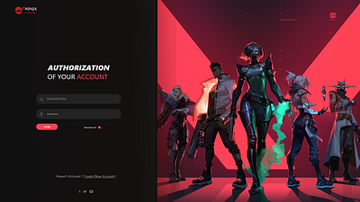 Login Gaming Ui 02 app design illustration logo ui ux web website