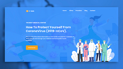 Covid-19 Landing Page best design best landing page design covid 19 landing page