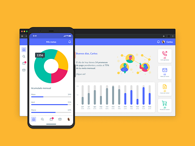 Herramienta CRM color craftwork design crm design crm portal design diseño diseñodeinterfaces figma figma design figmadesign mobile mobile ui responsive responsive design responsive web design ui ui design user interface user interface design yellow