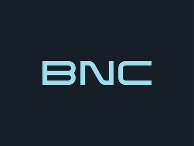BNC branding lettermark logo logodesign minimal monogram type typedesign typo typography