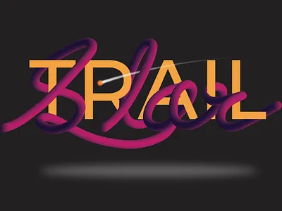 Star Trail illustration lettering star stars startrail trail typography vector