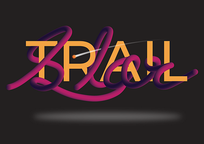 Star Trail illustration lettering star stars startrail trail typography vector