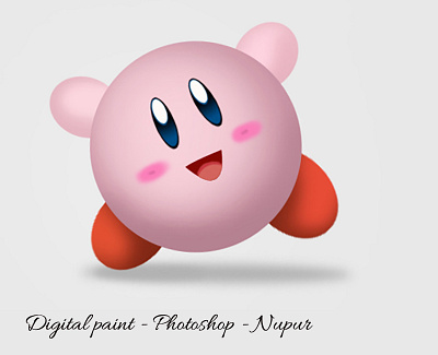 Digital Paint Bunny 1 cartoon character digital illustration digital painting dp