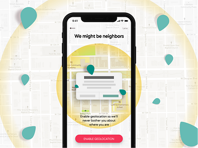 Geolocation prepermission app app design design design concept geolocation mobile ui permission ui ux