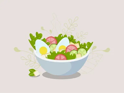 salad food illustration health health and fitness health food healthy illustration salad salad bar salads vector