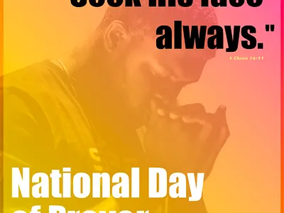 National Day of Prayer affinity designer graphic design illustrator typography