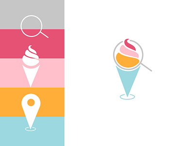 Ice Cream Finder ice cream finder ice cream logo ice cream on location logo ice cream traker icecream search ice cream search ice cream logo