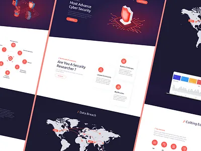 Cyber Security Website - Secureblink advanced search assessment color concept creative cyber cyberpunk cybersecurity design illustration research security ui website design