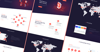 Cyber Security Website - Secureblink advanced search assessment color concept creative cyber cyberpunk cybersecurity design illustration research security ui website design