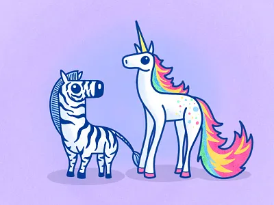 We are zebra blog design draw illustration ilustración matrushka mx unicorn zebra