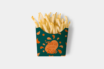 Taters Gonna Tate - 50 Day Logo Challenge - Day 44 branding dailylogo dailylogochallenge fast food food and drink food truck food trucks fries illustration logo logo design logodesign photoshop potatoes taters typography