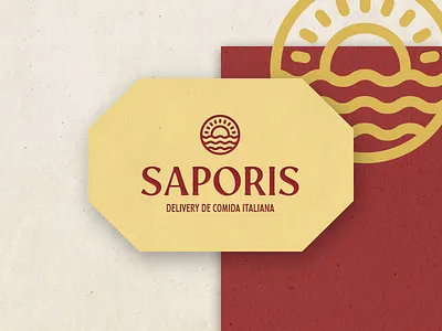Saporis brand branding delivery design food graphic design graphicdesign identity italian food logo logo design logotype restaurant