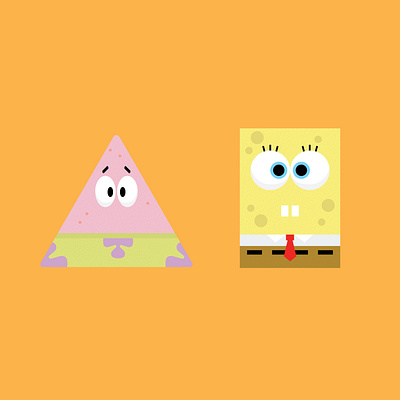 SpongeBob Icons adobe illustrator colors design illustration nickelodeon patrick spongebob vector