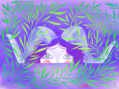 Welcome to the Jungle 2020 adobe fresco illustration