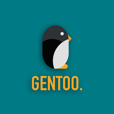 Gentoo Agency Logo animal design illustration logo penguin penguin logo