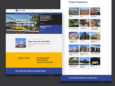 Website Redesign for Watson Forsberg by Karly A. Design building construction custom design projects gallery ui deisgn user experience ux design web web design website design wordpress