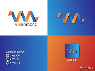 vixenmart-Online store LOGO (sold) app design branding design ecommerce logo logo design online store logo ui design