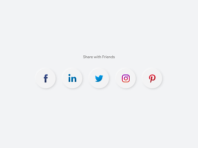 #DailyUI - 10 Social Share design icon logo minimal socialmedia ui vector