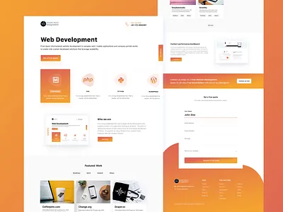 Web Development app branding clean color design desing icon iphone ui ux web website
