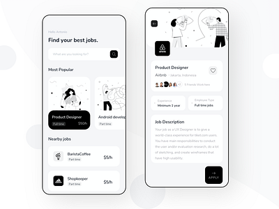 Job Search Platforms Exploration 😍 african american agency application business businesswoman candidate career connection employee employer employment entrepreneur ethnicity graphic horizontal human man person recruitment vacancy