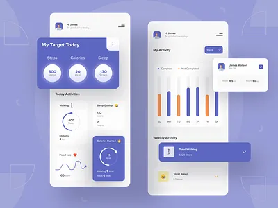 Planning Activity App 🏃 activities activity activity feed activity tracker health app health care healthy app healthy lifestyle hearth app mobile app planning productive app running app schedule app scheduling sleep app tracking app uiux walking app workout