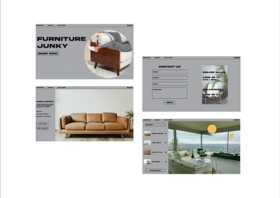 FURNITURE STORE MOCKUP app branding design furniture furniture design furniture store furniture website minimal mockup ui ux web