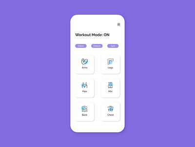 Workout App 100daysofui adobexd dailyui design ui