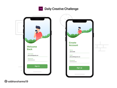 XD Daily Creative Challenge branding design icon identity illustration illustrator product design ui user experience ux