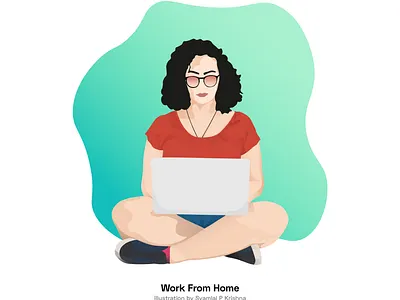 Work From Home covid 19 illustraion staysafe workfromhome
