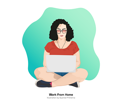Work From Home covid 19 illustraion staysafe workfromhome