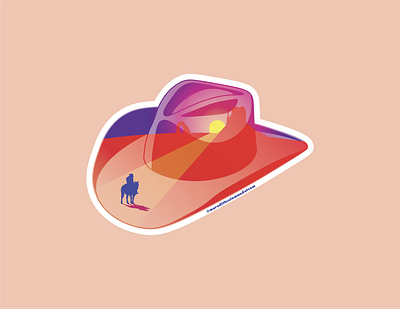 Stetson at Sundown 2020 graphic design illustration