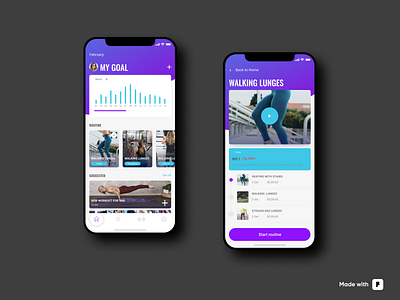 FITgoal branding communication design fitness app logo minimal ui ux uidesign uiux user interface userexperiencedesign userinterface