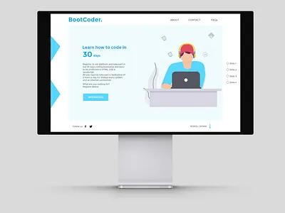 Coding Bootcamp ui ui ux ui design website website design