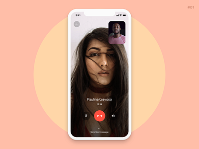 Video call app app dailyui design ui design uiux ux ux design video video call