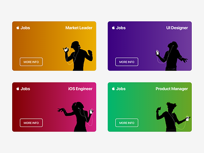 Daily UI 50 - Job Listing apple designer ios job job listing