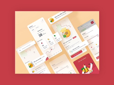 Mobile App Design branding design icon illustration it company mobile app ui vector web website