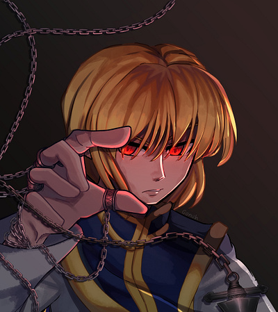 Fanart Kurapika (Hunter x Hunter) dibujo fanart ilustracion