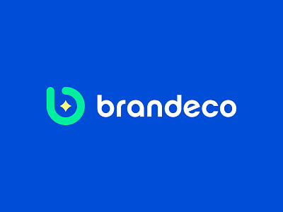 brandeco app icon blue brand identity brand mark brandeco branding design green identity design logo logo icon logo mark logo symbol minimal modern symbol ui yellow