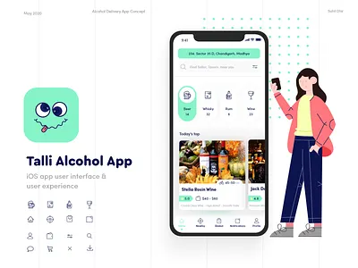 Delivery App Concept app icons beverages branding cart color palette colorful delivery app dribbble gaming graphic icon illustration logo logodesign mobile app mobile design mobile ui shot uidesign ux