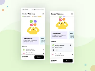 Ultracus - Task Mode [WIP] activity app design interface mobile planner player product design project management task manager time tracker timer todo typography ui ui design ux