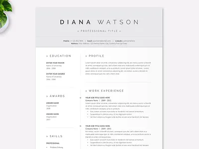 Resume/CV clean clean resume creative resume curriculum vitae cv cv template download download mockup free modern modern resume professional resume resume template template