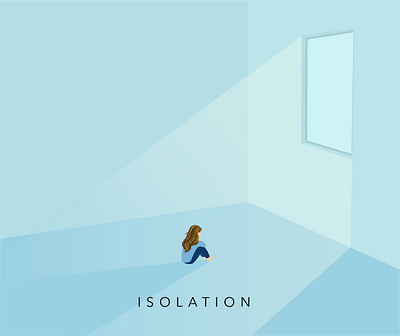 quarantine blues album art design illustration